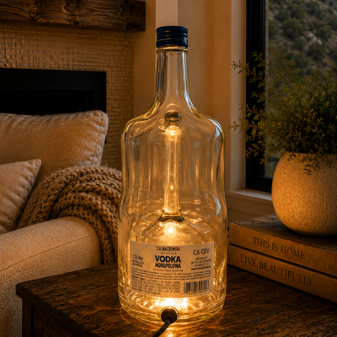 J.A. Baczewski® Monopolowa Vodka Extra Large Bottle Accent Lamp