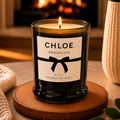 Chloe Prosecco® Bottle Candle – 16 oz | Handcrafted Upcycled Wine Bottle Candle