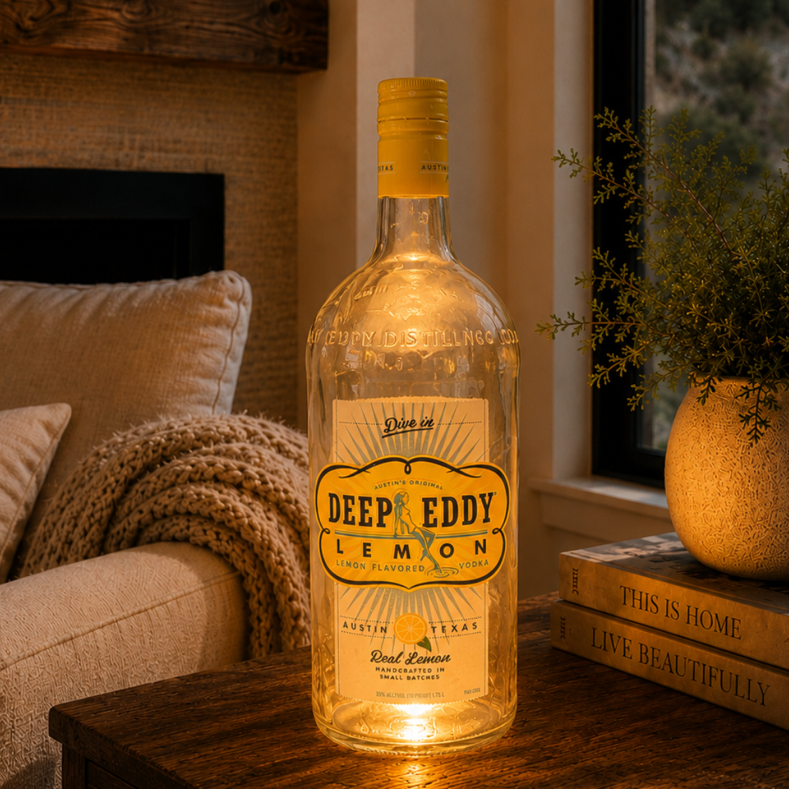Deep Eddy® Lemon Vodka Extra Large Bottle Accent Lamp