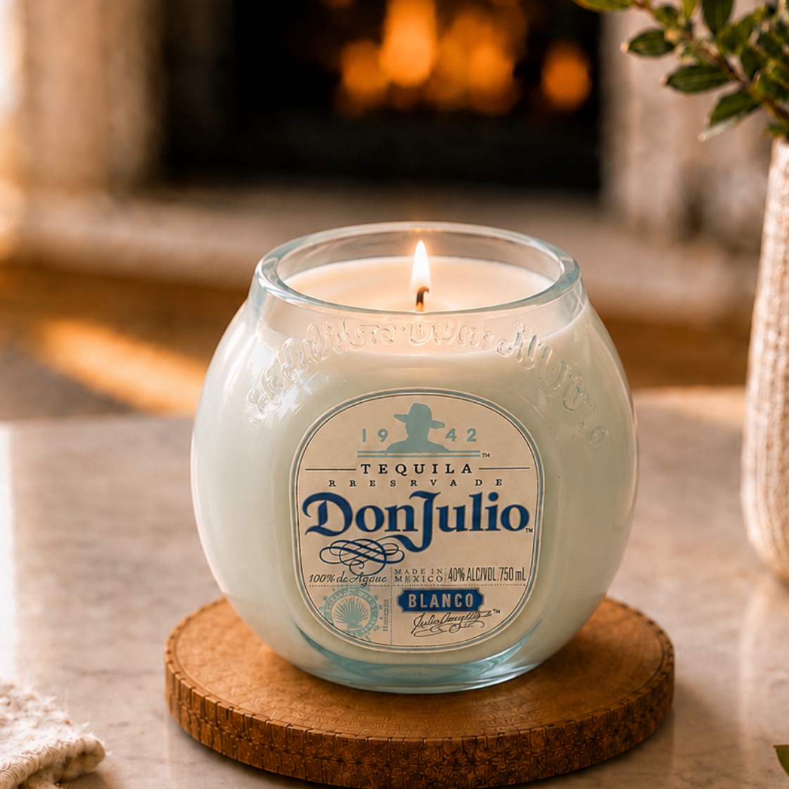 Don Julio® Blanco Bottle Candle 20 oz