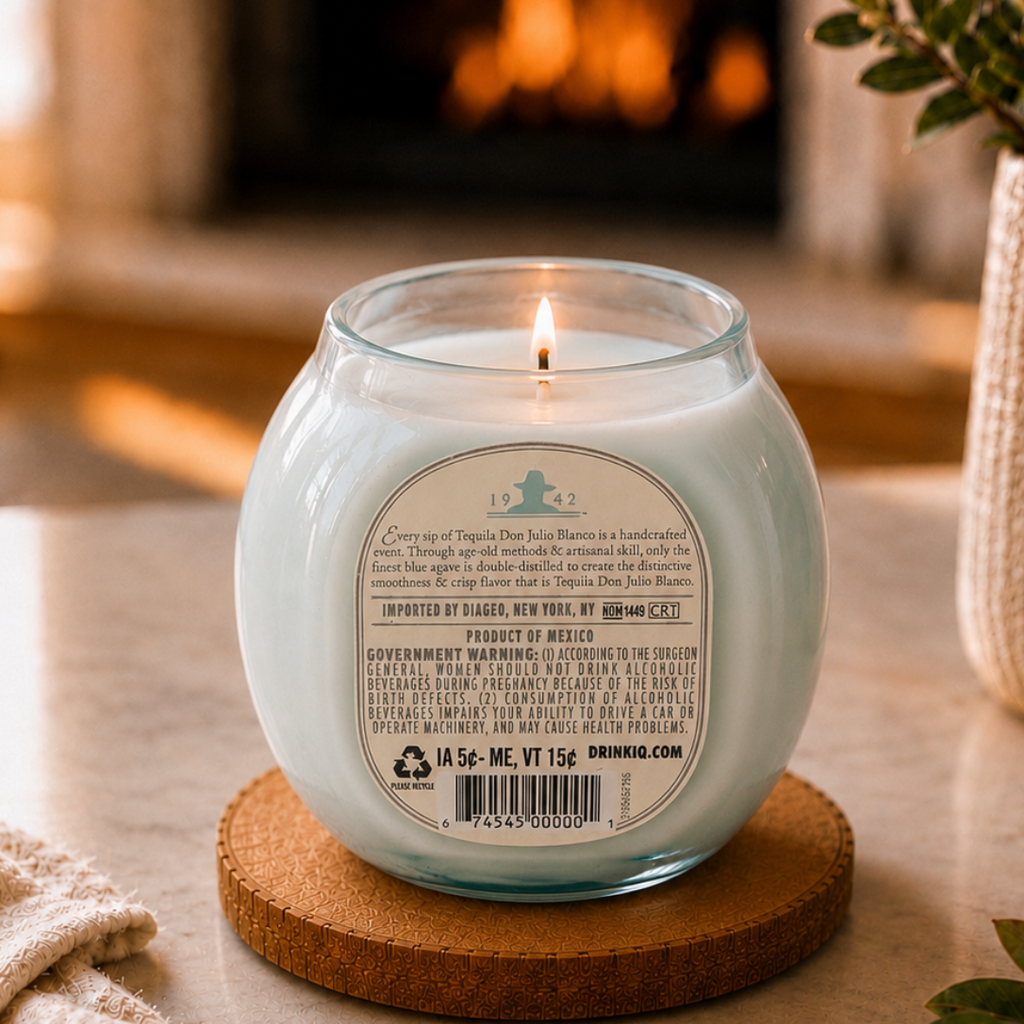 Don Julio® Blanco Bottle Candle 20 oz