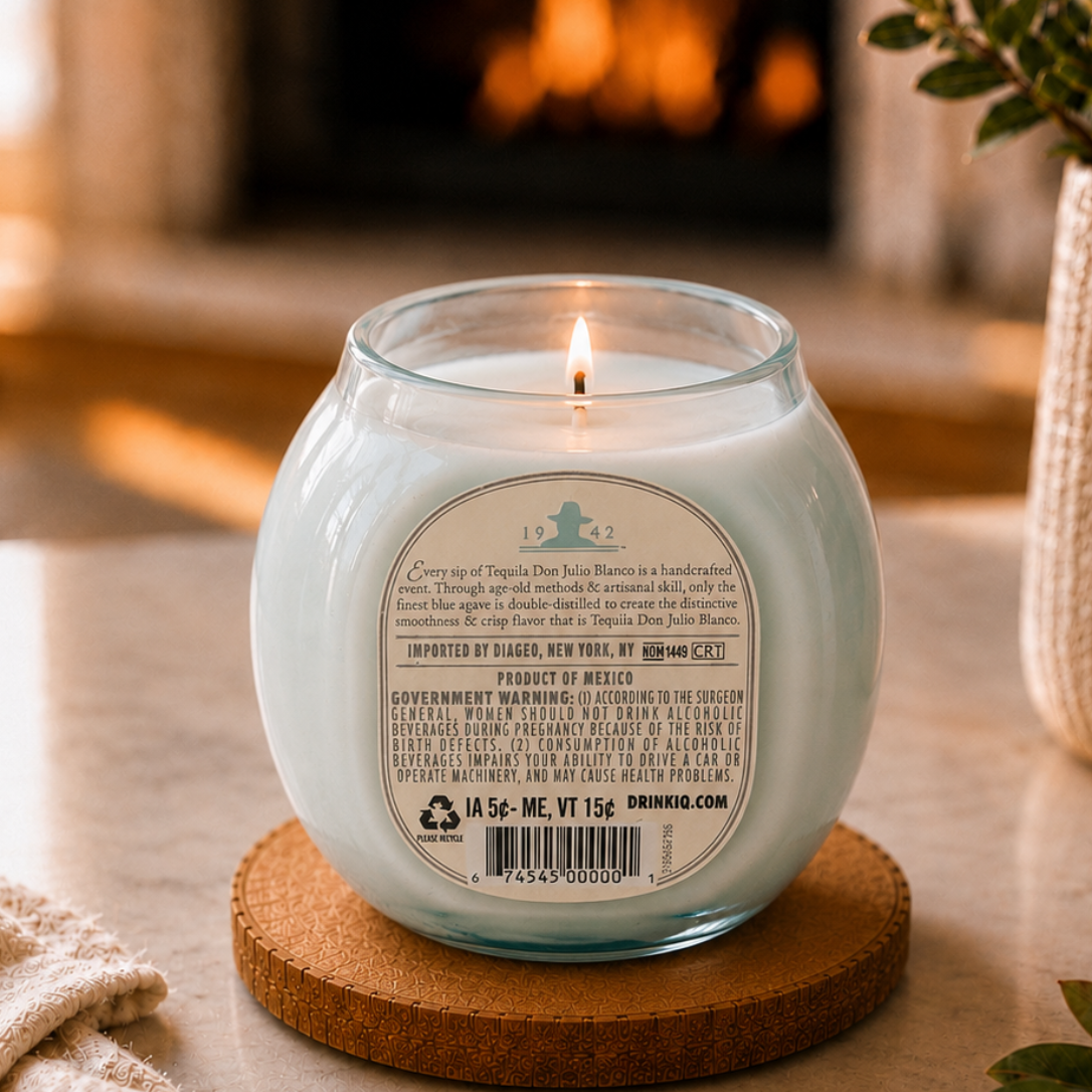 Don Julio® Blanco Bottle Candle 20 oz