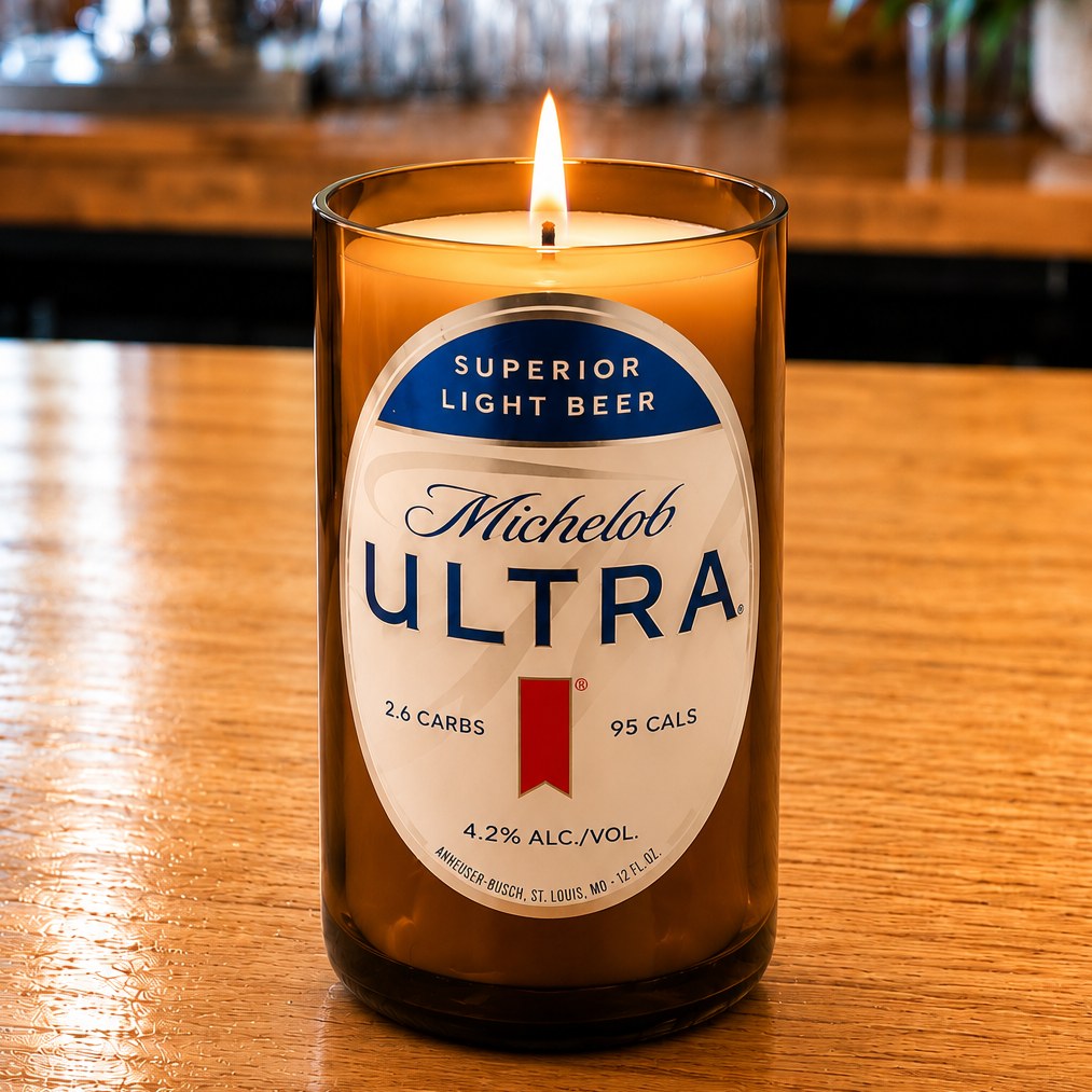 Michelob Ultra® Bottle Candle® Bottle Candle  10 oz