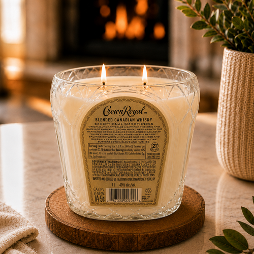 Authentic Crown Royal® Bottle Candle 20 oz