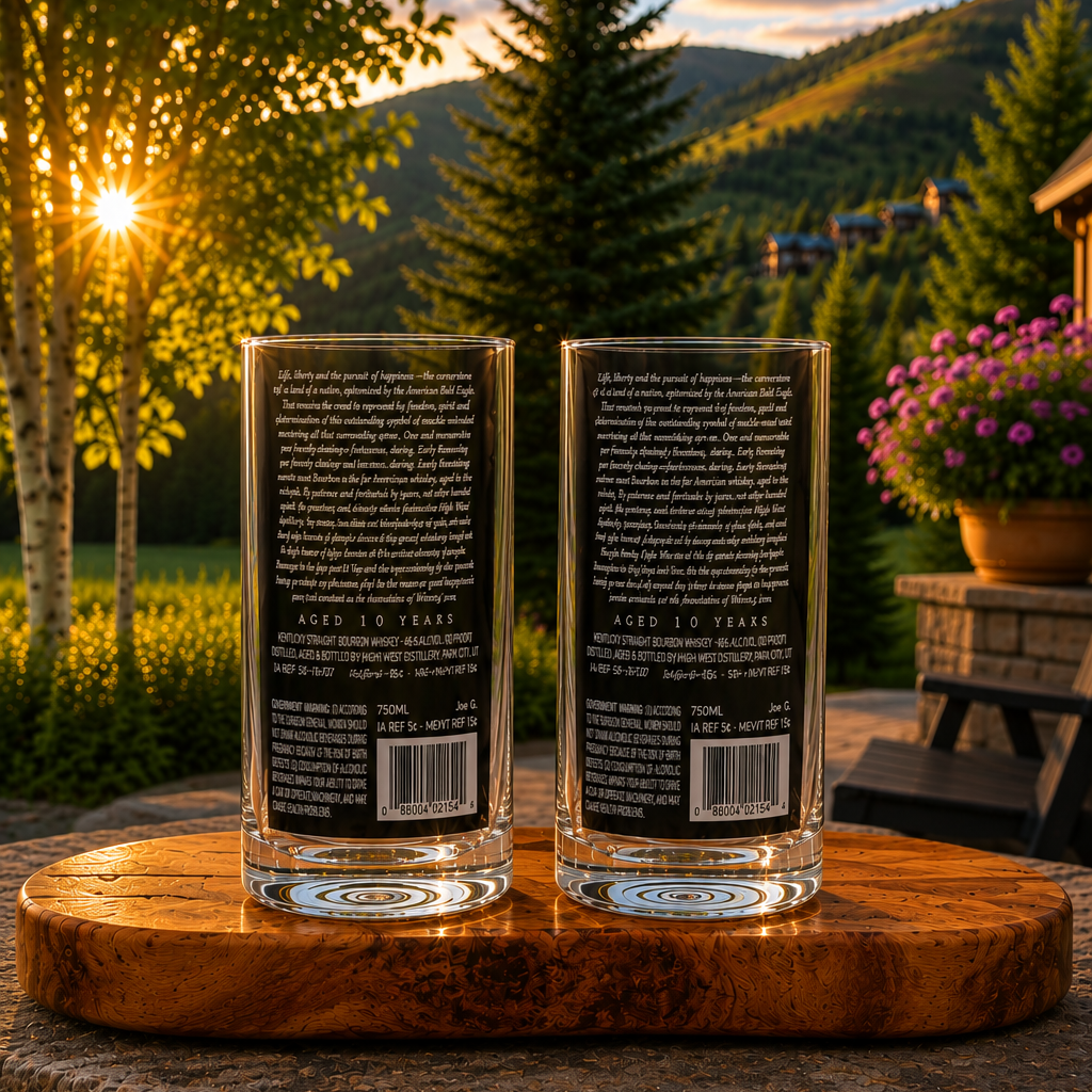 Eagle Rare® 10 Year Bourbon Highball Glasses 12 oz – Set of 2