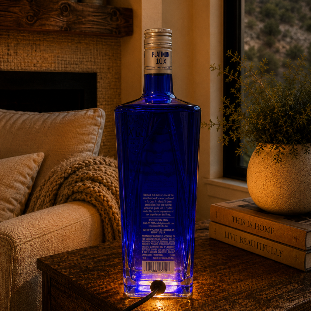 Platinum 10X® Vodka Extra Large Bottle Accent Lamp