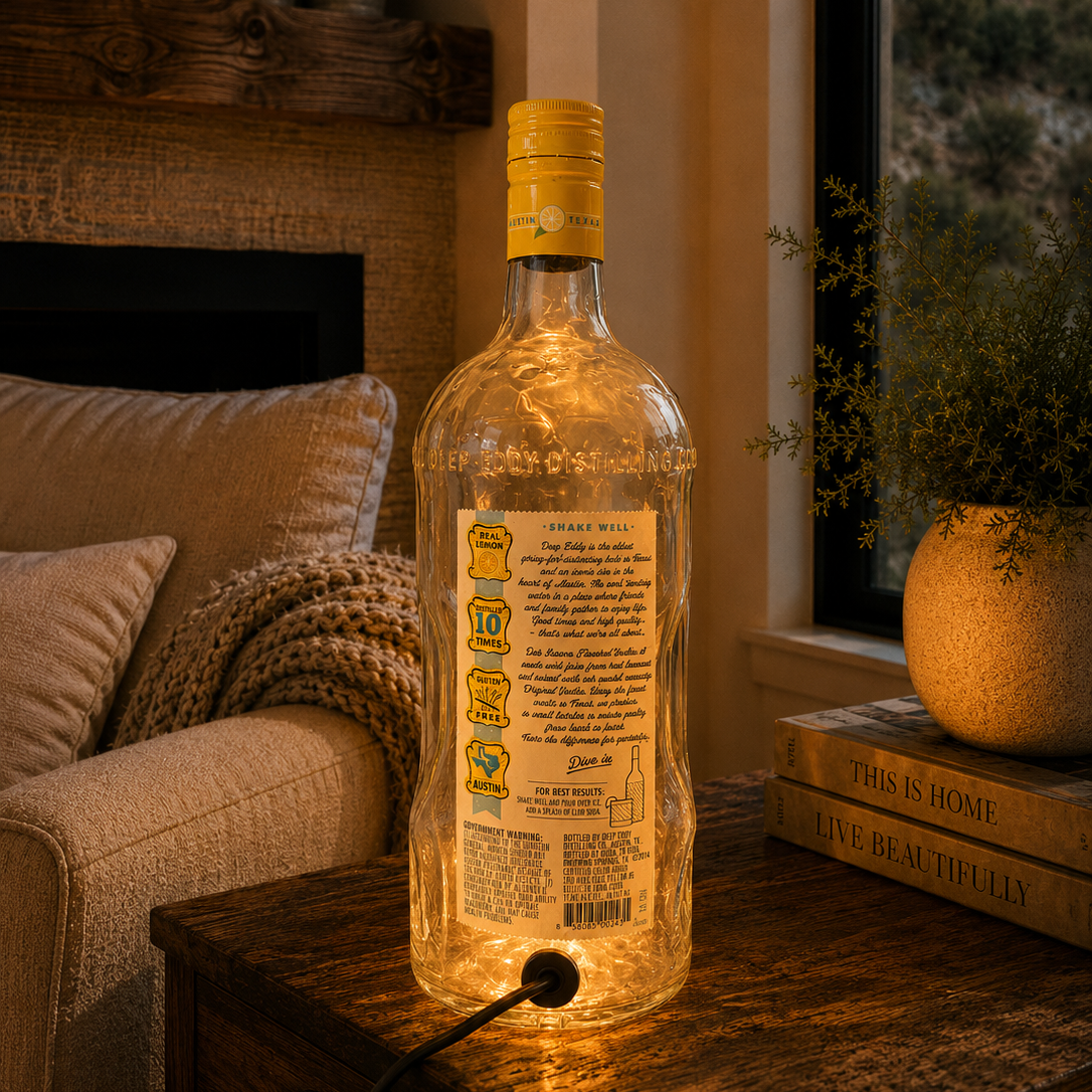 Deep Eddy® Lemon Vodka Extra Large Bottle Accent Lamp