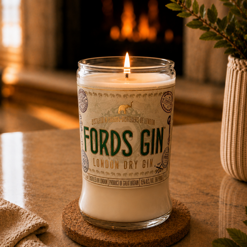 Fords Gin® Bottle Candle  16 oz