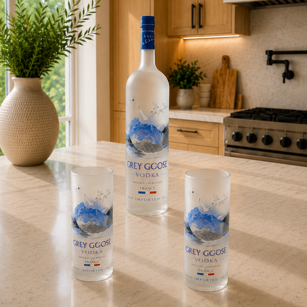 Grey Goose® Vodka Upcycled Glass 12 oz - Set of 2