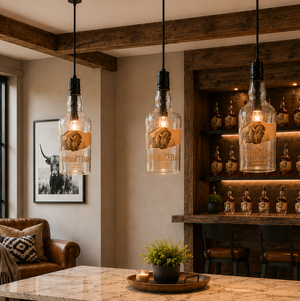 Buffalo Trace® 750 ml Bottle Pendant Light