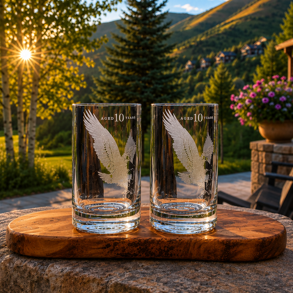 Eagle Rare® 10 Year Bourbon Highball Glasses 12 oz – Set of 2