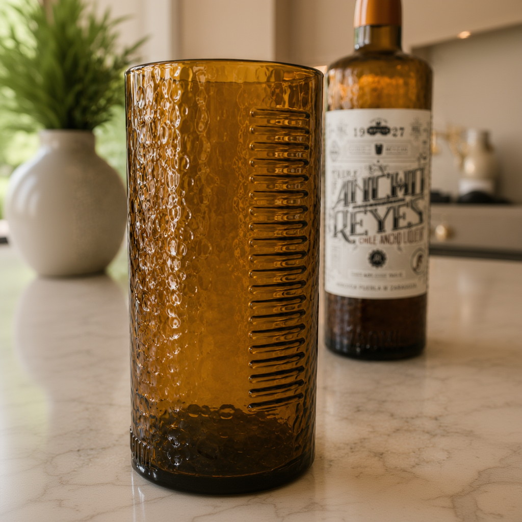 Ancho Reyes® Liqueur Bottle Drinking Glassware 16 oz – Set of 2
