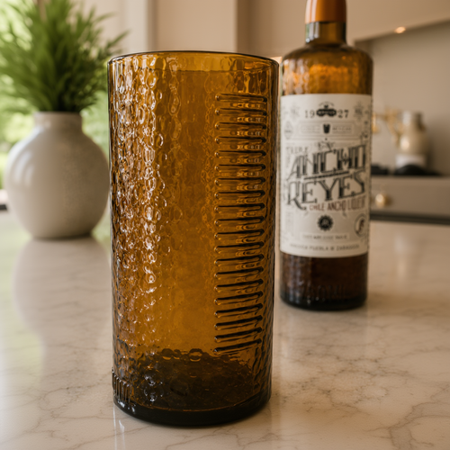 Ancho Reyes® Liqueur Bottle Drinking Glassware 16 oz – Set of 2