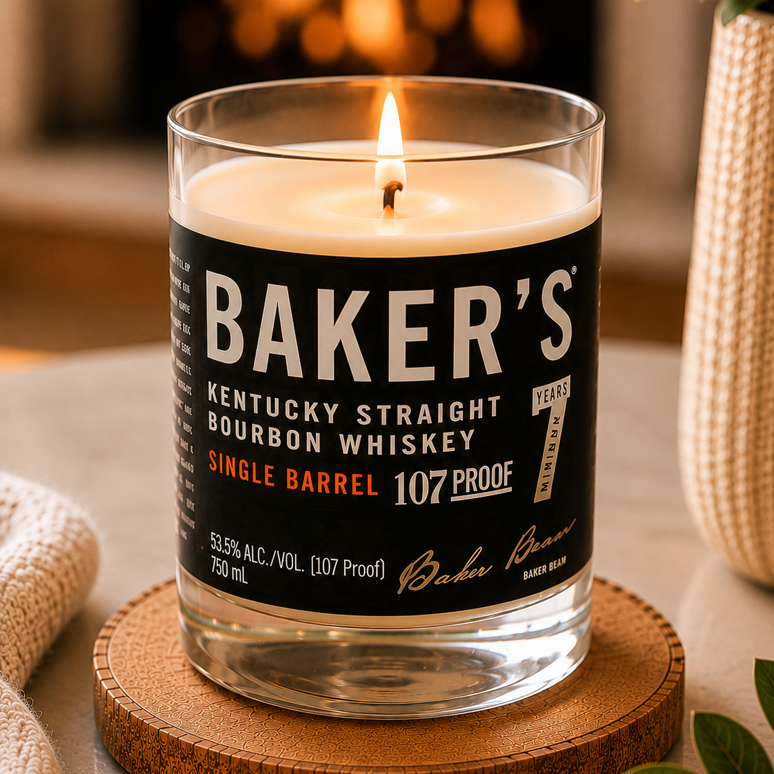 Baker's® Bourbon Bottle Candle 16 oz