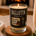 Ballotin Whiskey Cream Bottle Candle 20 oz