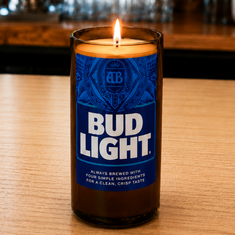 Bud Light® Bottle Candle 10 oz