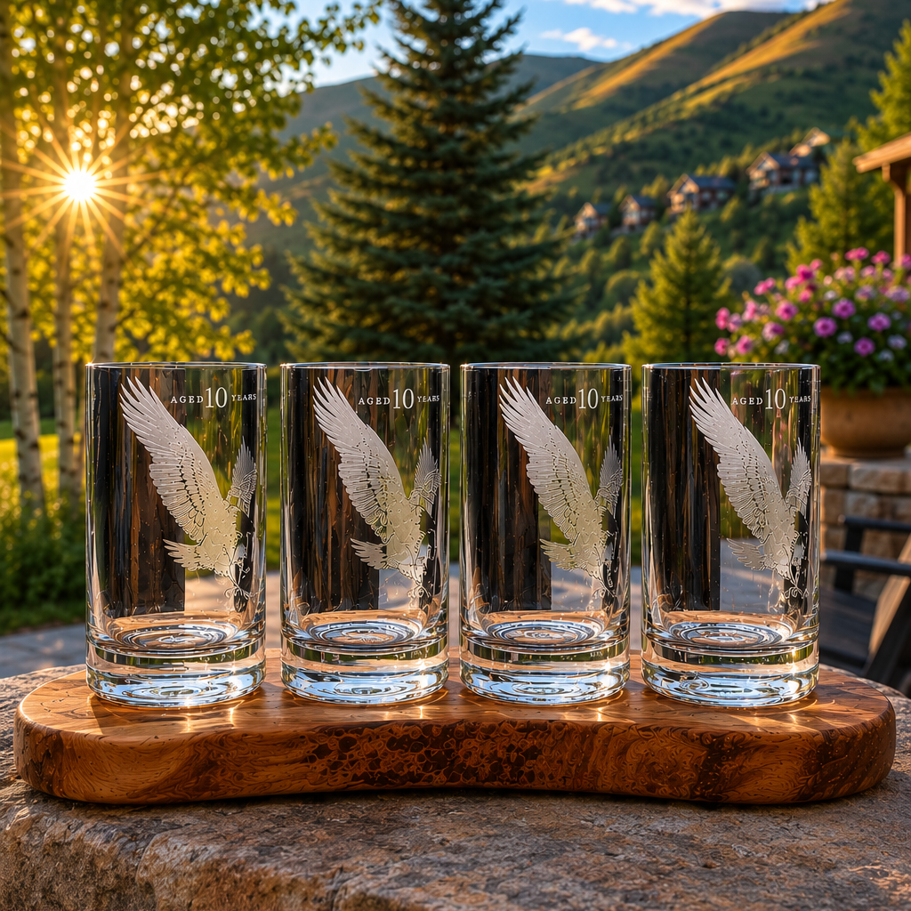 Eagle Rare® 10 Year Bourbon Highball Glasses 12 oz – Set of 4
