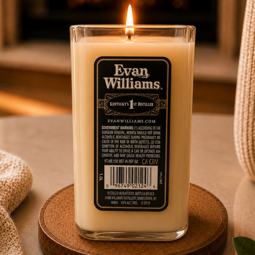 Evan Williams® Kentucky Bourbon Bottle Candle 26 oz