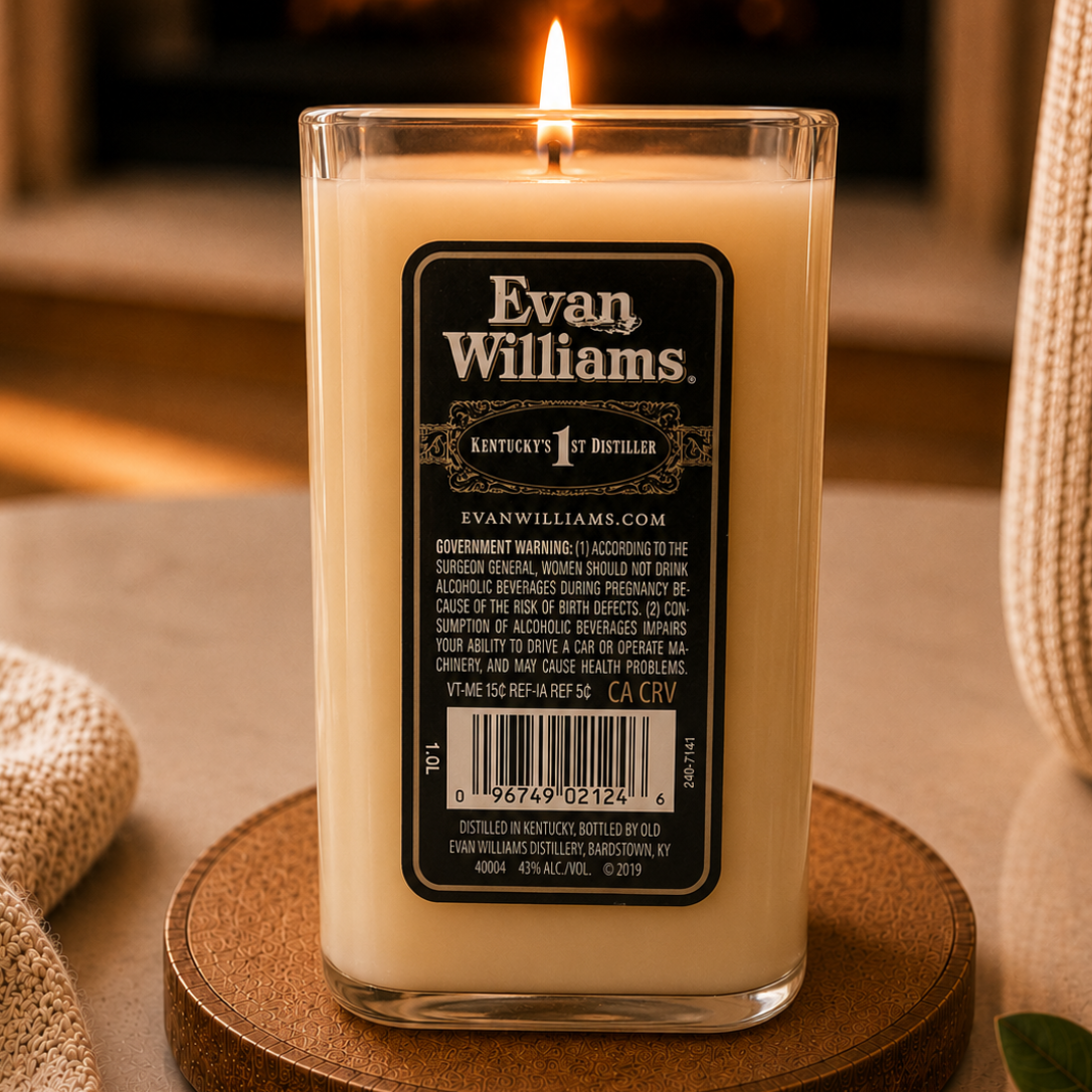 Evan Williams® Kentucky Bourbon Bottle Candle 26 oz