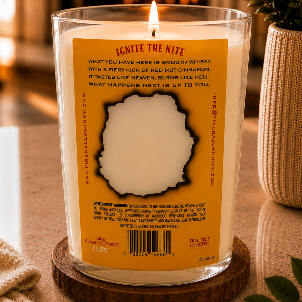 Fireball® Whiskey Bottle Candle 26 oz