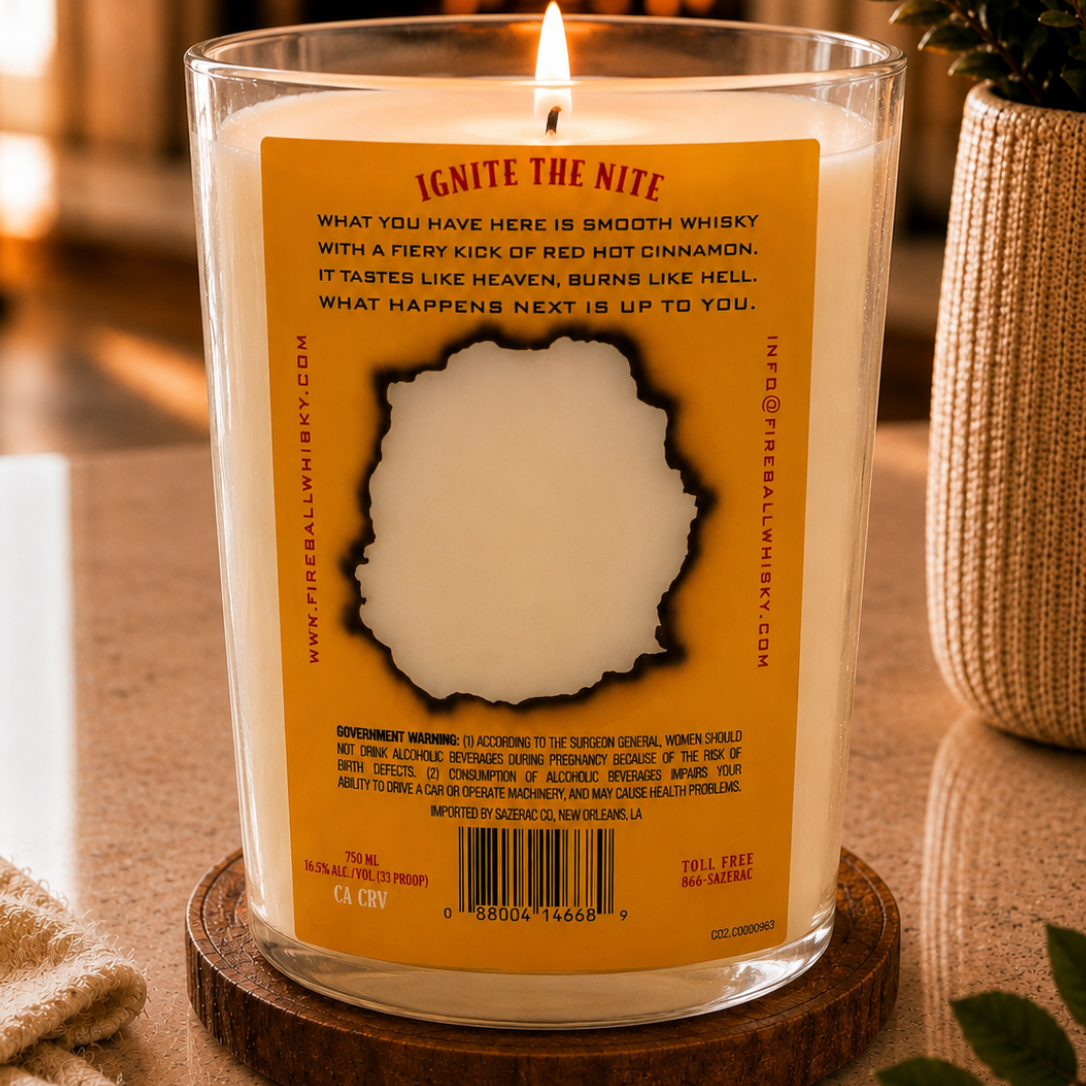 Fireball® Whiskey Bottle Candle 26 oz