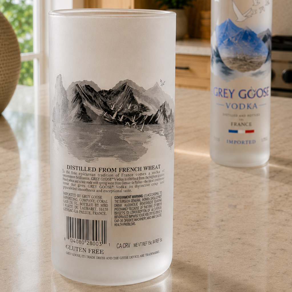 Grey Goose® Vodka Upcycled Glass 12 oz - Set of 2