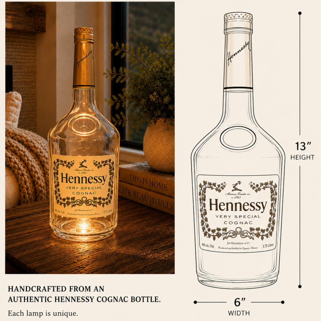 Hennessy® Cognac Extra Large Bottle Accent Lamp