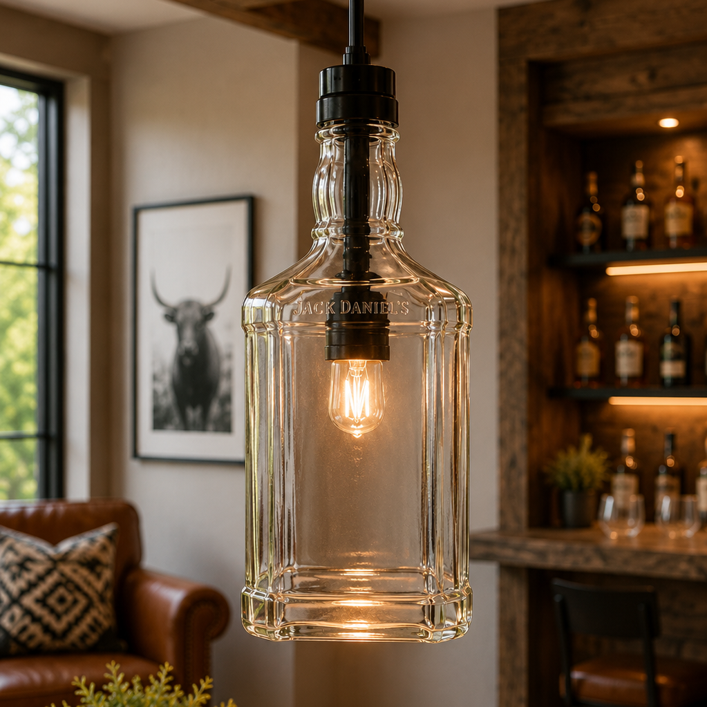 Jack Daniel's® Old No. 7® 1000ml Bottle Pendant Light