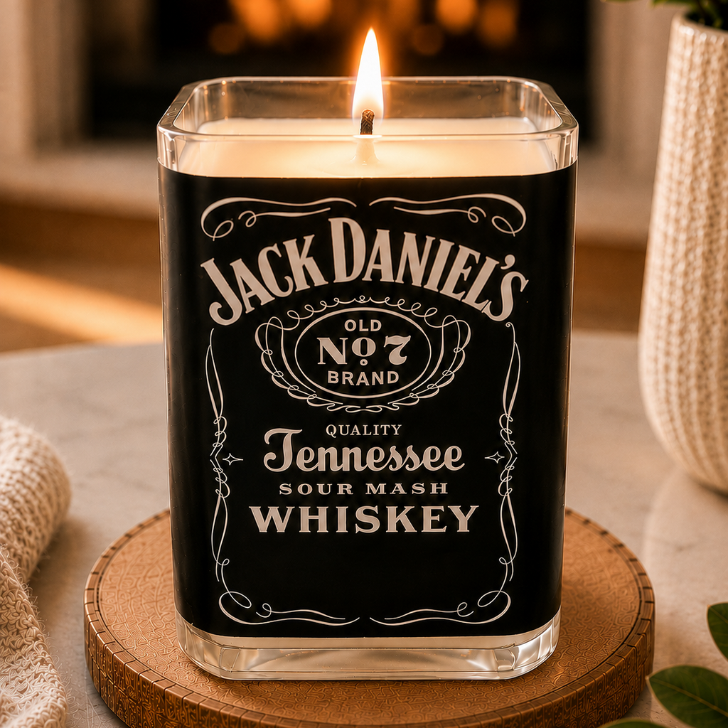 Jack Daniel Bottle Candle 20 oz