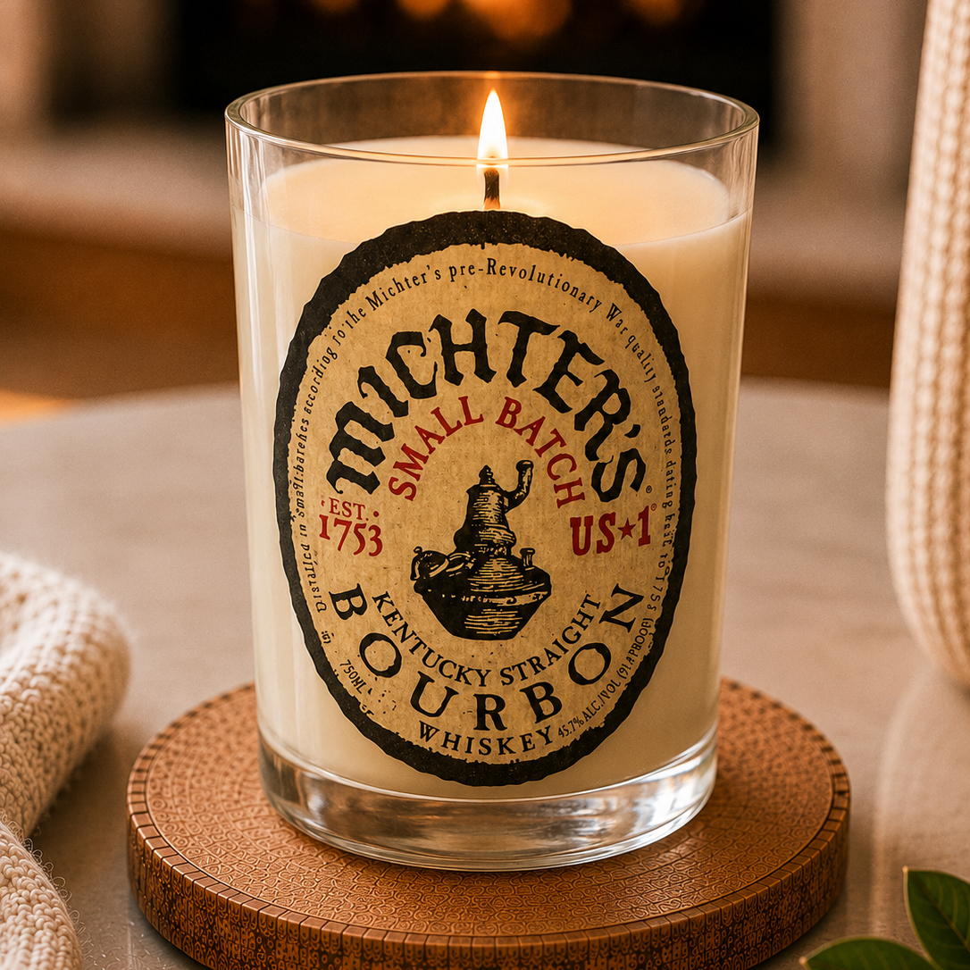 Michter's Small Batch  Bottle Candle 20 oz