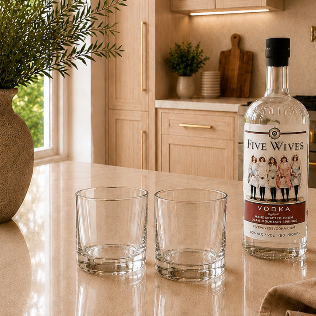 Ogden's Own Distillery® Bottle Glassware Set of 2 – 12 oz