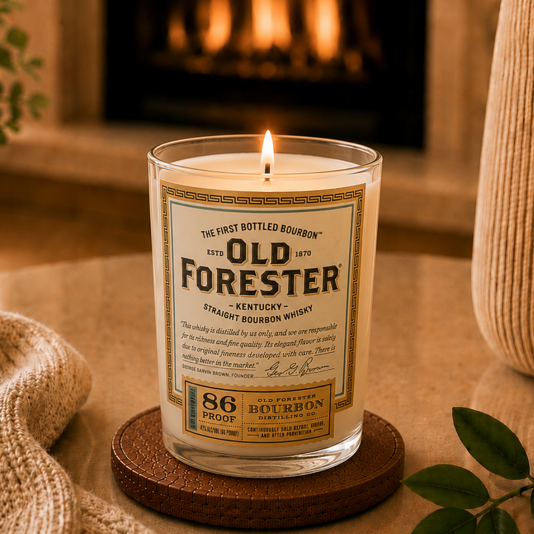 Old Forester® Bottle Candle 20 oz