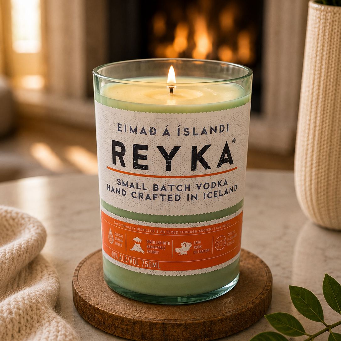 Reyka Voda Bottle Candle 20 oz