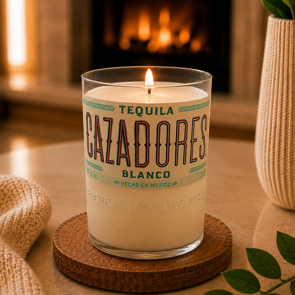 Tequila Cazadores® Bottle Candle 16 oz