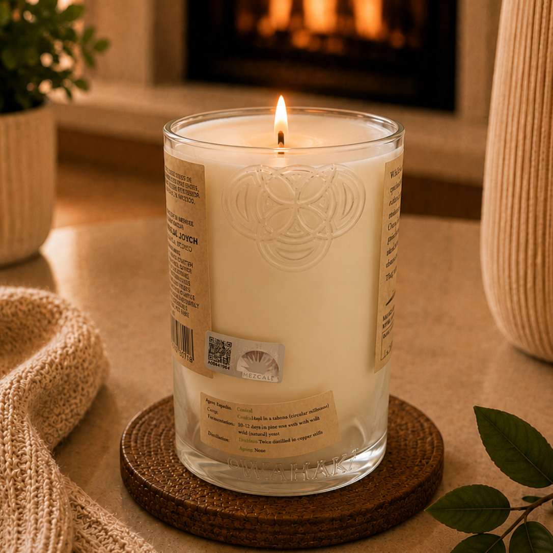 Wahaka® Mezcal Bottle Candle 20 oz