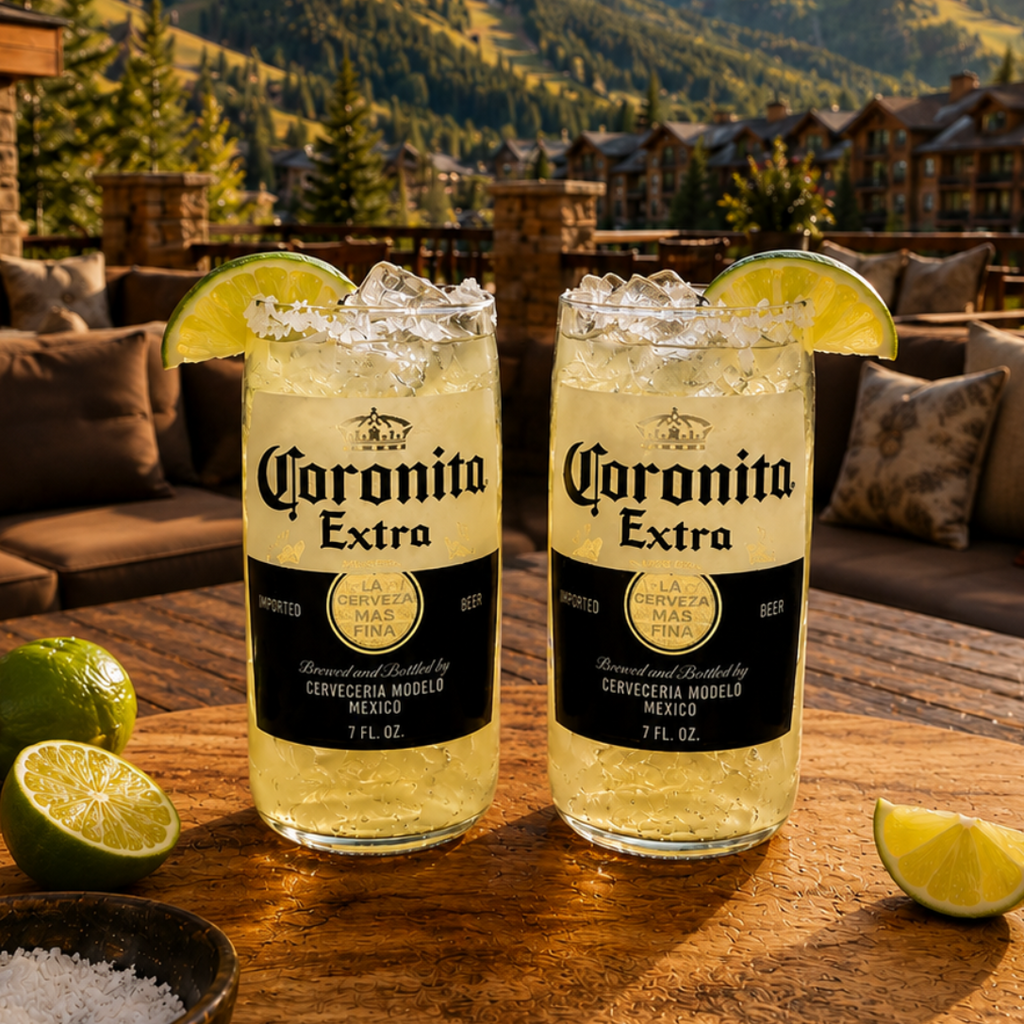 Coronita® Bottle  Margarita & Cocktail Glasses 6 oz – Set of 2