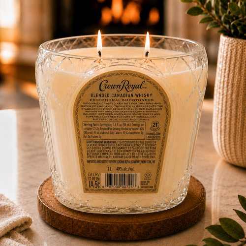 Authentic Crown Royal® Bottle Candle 26 oz