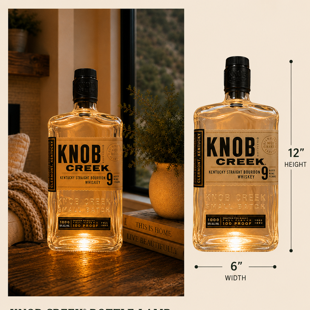 Knob Creek® Extra Large Bottle Accent Lamp