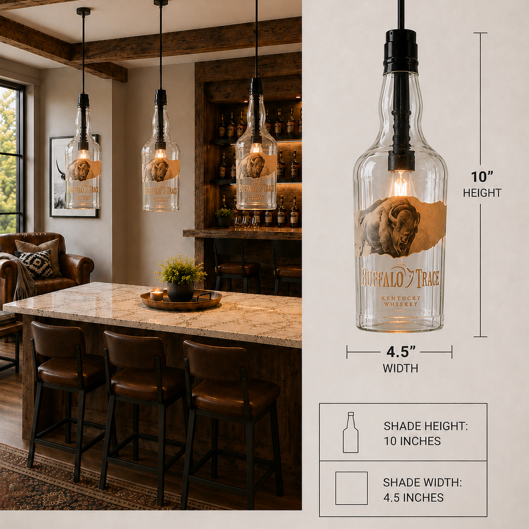 Buffalo Trace® 750 ml Bottle Pendant Light