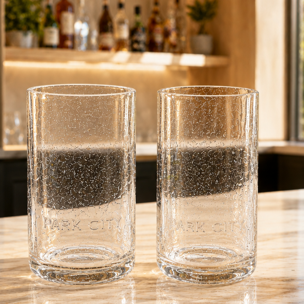 High West® Upcycled Whiskey Bottle Glassware Set 14 oz – Set of 2